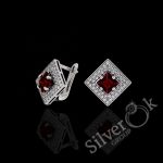 Сережки з квадратами 82052