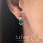 Сережки в класичному стилі 82065 - Зображення 3