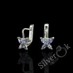 Сережки Метелики 82068 - Зображення 6
