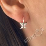Сережки Метелики 82068 - Зображення 3