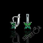 Сережки Метелики 82068 - Зображення 7