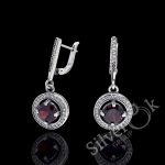 Сережки з великим фіанітом 82073 - Зображення 5