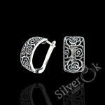 Сережки з Ажурними Трояндами 82083