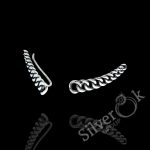 Сережки з Елементом Ланцюга 82092