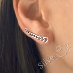 Сережки з Елементом Ланцюга 82092 - Зображення 2