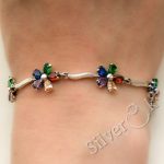 Браслет з квіточками 84075 - Зображення 2