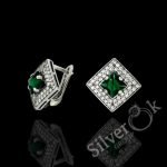 Сережки з квадратами 82052