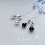 Пусетні сережки з закрутками 23016 - Зображення 2