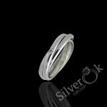 Каблучка Трініті з фіанітом 11000/2