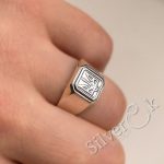 Каблучка з Тризубом 15057 - Зображення 2