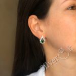 Класичні сережки з маркізами 20471 - Зображення 4