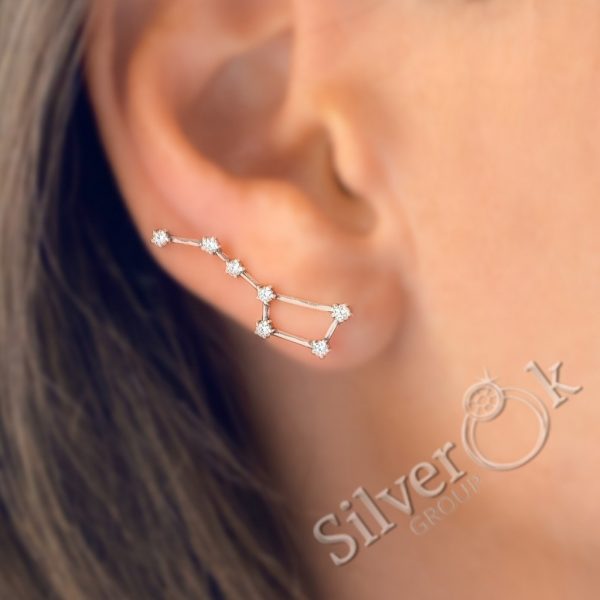 Сережки кафи Сузір'я 24021 - Зображення 2