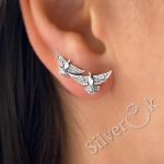 Сережки кафи Два Голуби 24057 - Зображення 2