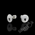 Сережки Кнопки з закрутками 24095