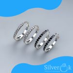 Маленькі сережки конго з фіанітами 23099 - Зображення 4