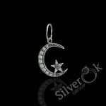 Підвіска Півмісяць з Зіркою 34045