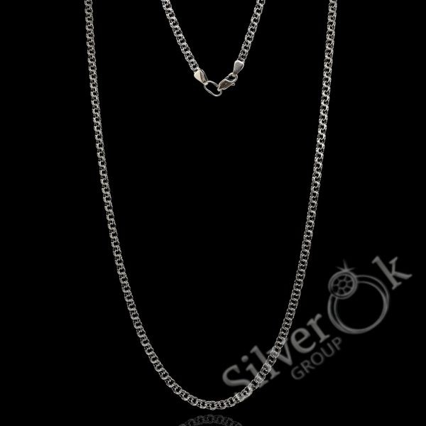 Ланцюжок Плоский Бісмарк 6007/6 (3.5мм) - Зображення 1