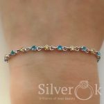 Браслет регульованої довжини з фіанітами 52007 - Зображення 2