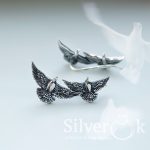 Сережки кафи Два Голуби 24057 - Зображення 3