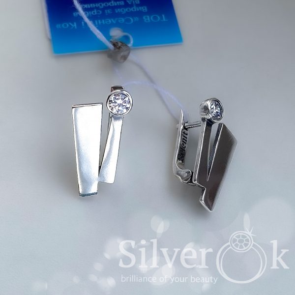 Стильні сережки 82096 - Зображення 4