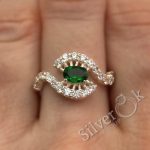 Каблучка з фіанітами 81069 - Зображення 2