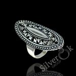 Широка ажурна каблучка 81077