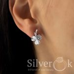 Сережки Трилисник 82076 - Зображення 3