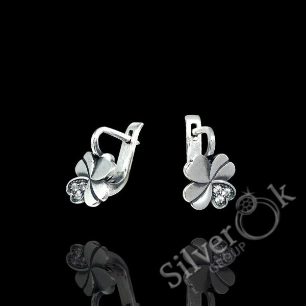 Сережки Чотирилисник 82089 - Зображення 1