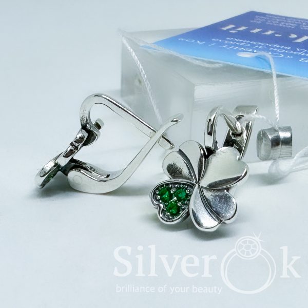 Сережки Чотирилисник 82089 - Зображення 3