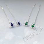 Сережки протяжки Павучки 23291/1 - Зображення 3