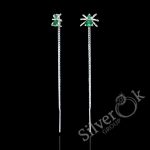 Сережки протяжки Павучки 23291/1