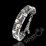 Браслет регульованої довжини з ажурними ланками 51048