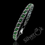 Браслет Арабський Бісмарк з фіанітами 61003/141 (5.5мм)