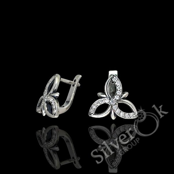 Сережки Трилисник 82067 - Зображення 1