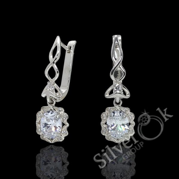 Сережки з підвіскою 20302 - Зображення 4