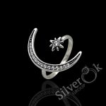 Каблучка Зірка та Місяць 81097