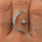 Каблучка Зірка та Місяць 81097 - Зображення 2