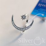 Каблучка Зірка та Місяць 81097 - Зображення 3