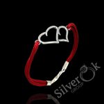 Браслет два серця 60001/11
