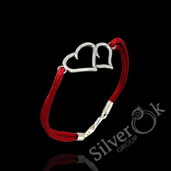 Браслет два серця 60001/11 - Зображення 1