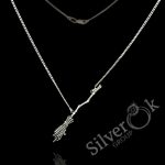 Підвіска на ланцюжку Відьмина мітла 83078