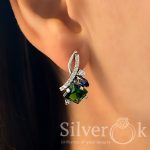 Сережки в класичному стилі 82024 - Зображення 2