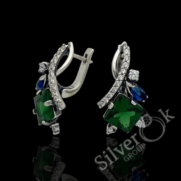 Сережки в класичному стилі 82024 - Зображення 6