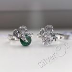 Каблучка Змія з фіанітом 12103 - Зображення 4