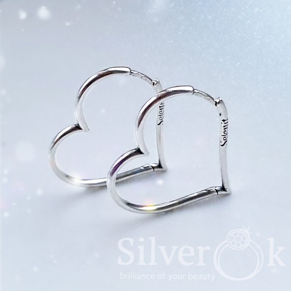 Оригінальні сережки Сердечка 24101 - Зображення 4