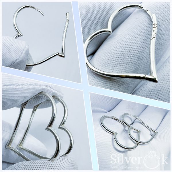 Оригінальні сережки Сердечка 24101 - Зображення 3