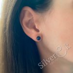 Пусетні сережки з закрутками 23016 - Зображення 4