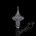 Ажурний Хрестик з фіанітами 35007
