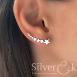 Сережки Зірки 20216о - Зображення 2