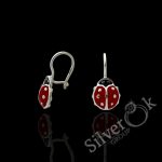 Дитячі сережки Божа Корівка 2517/1